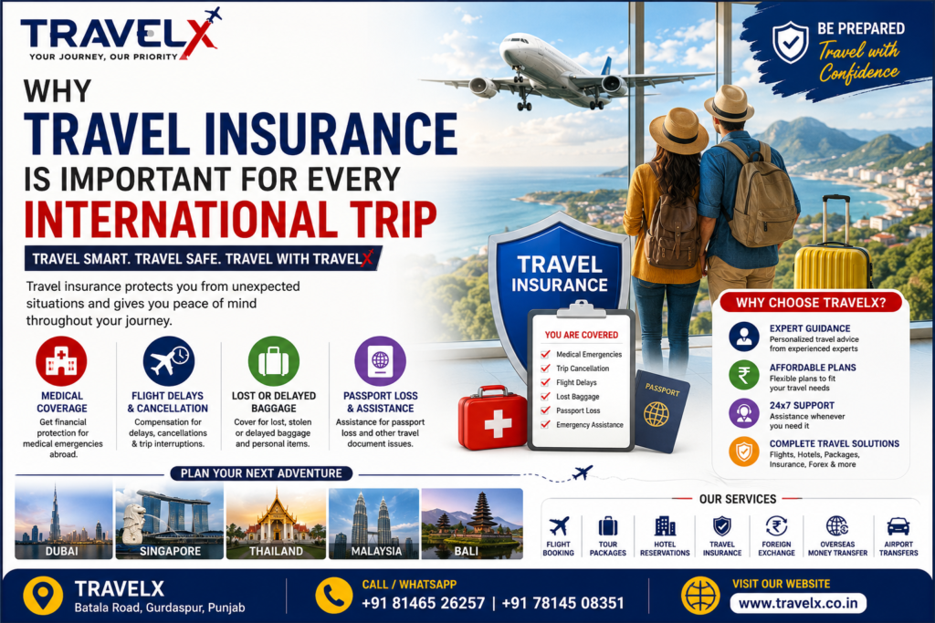 Why Travel Insurance is Important for International Travel in 2026 | Travelx