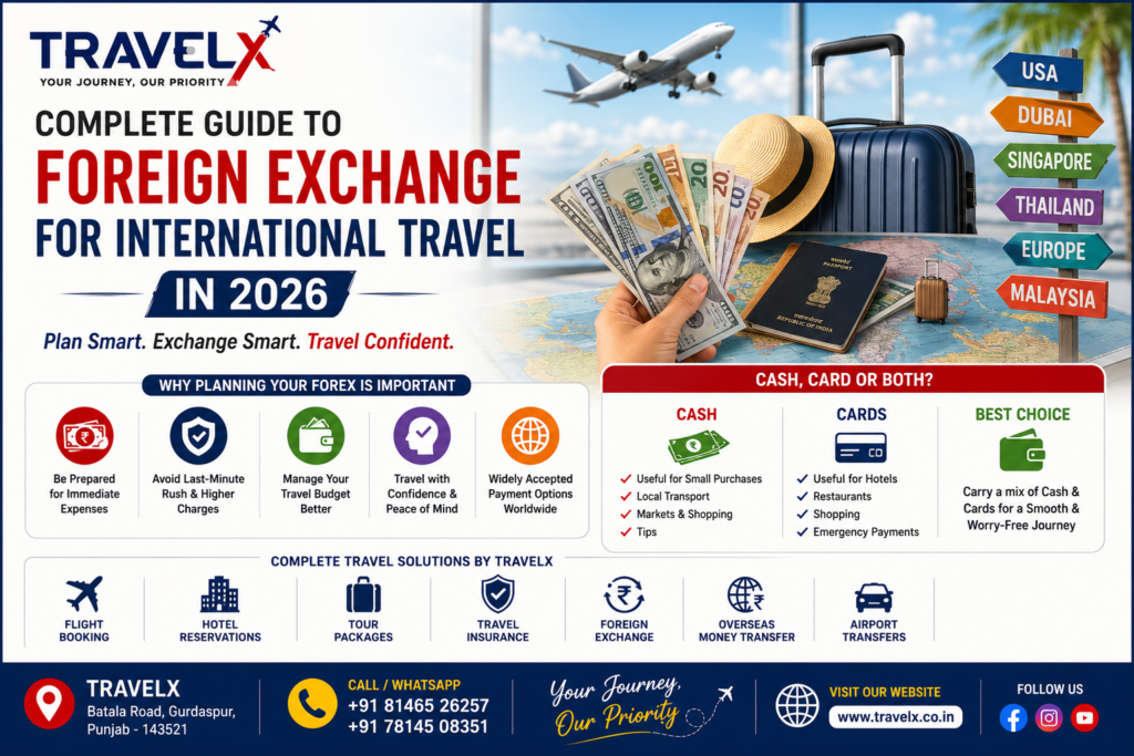 Foreign Exchange for International Travel 2026 | Complete Guide | Travelx