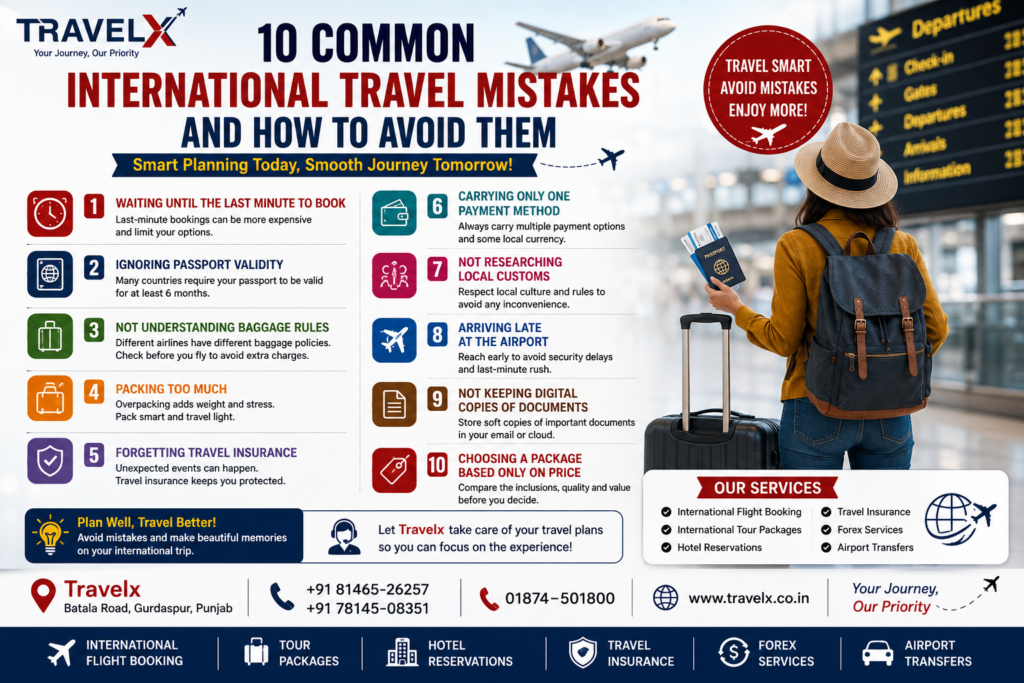 10 Common International Travel Mistakes to Avoid (2026) | Travelx