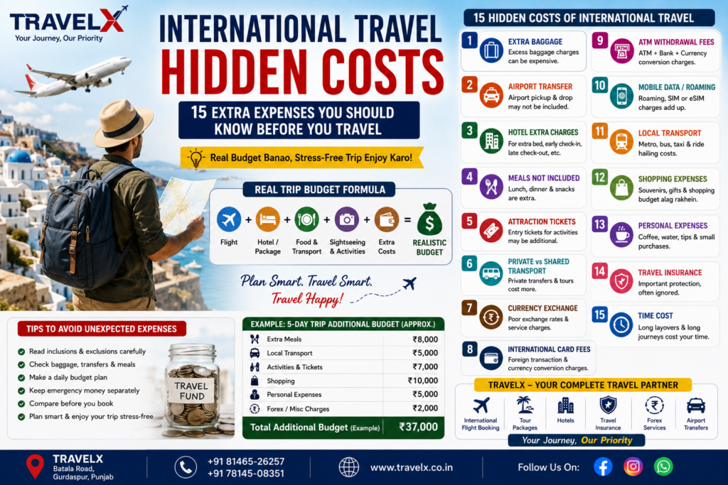 15 Hidden Costs of International Travel in 2026 | Travelx