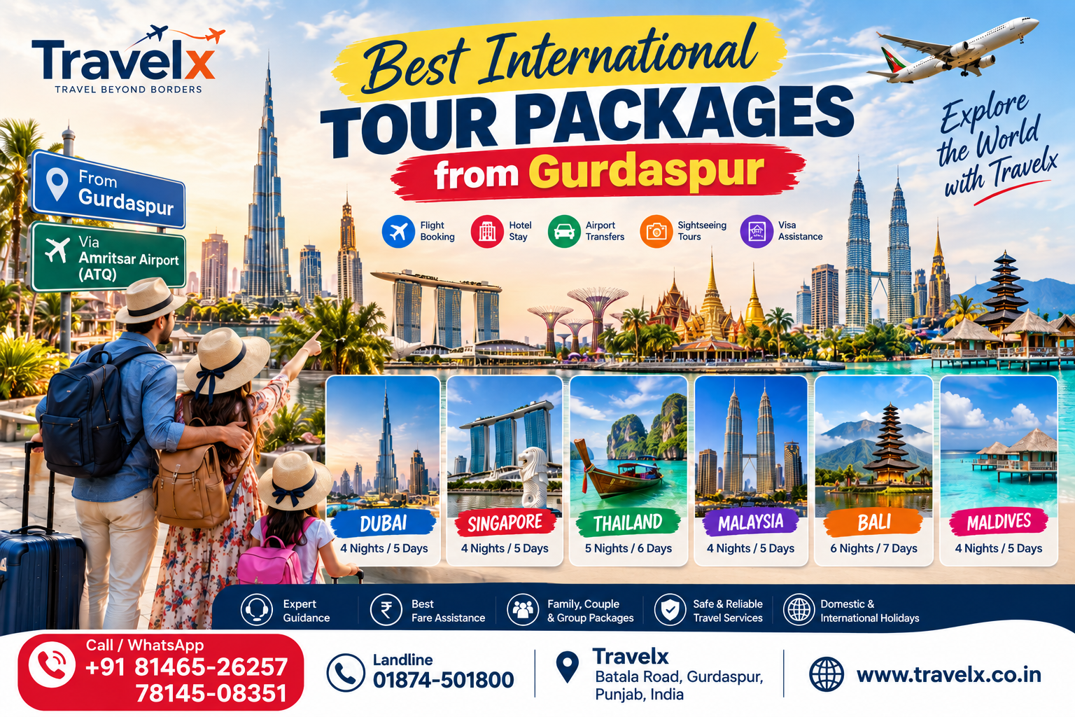 Best International Tour Packages from Gurdaspur: Your Ultimate Travel Guide